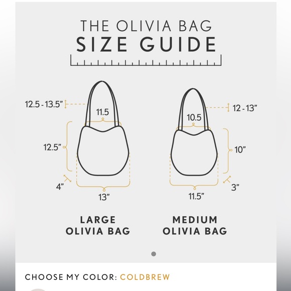 Portland Leather Large Olivia Shoulder bag - Picture 8 of 8